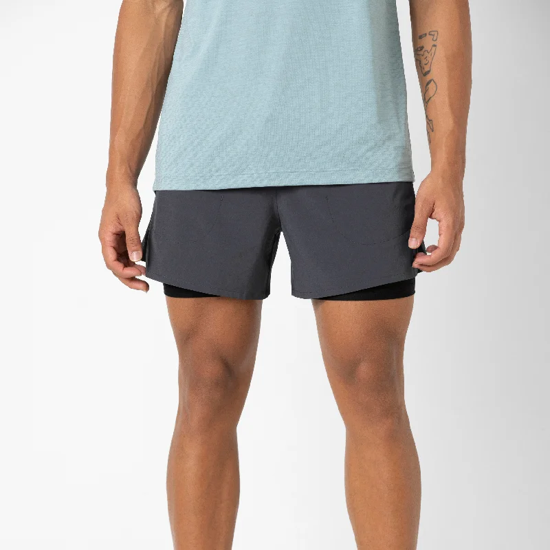 Men's button - fly denim work shorts for durability on the jobTrack Short (Lined)