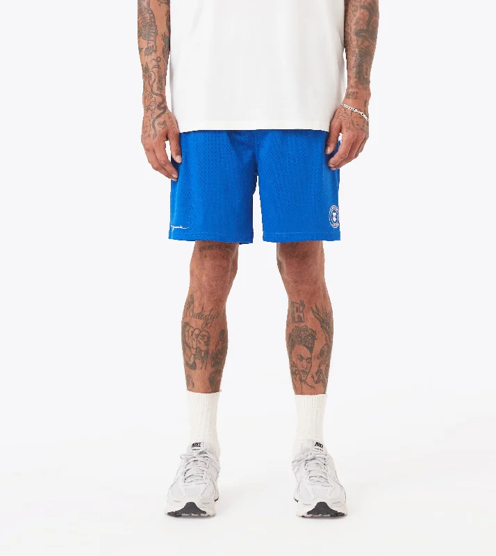 Men's drawstring casual linen shorts for a laid - back summer lookTraining Mesh Short Cobalt Blue Men's drawstring casual linen shorts for a laid - back summer lookTraining Mesh Short Cobalt Blue