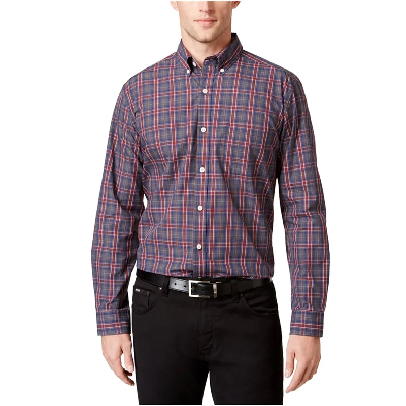 Men's Embroidered Detail Casual Shirts in Beige for a Touch of EleganceTricots St Raphael Mens Plaid Button Up Shirt Men's Embroidered Detail Casual Shirts in Beige for a Touch of EleganceTricots St Raphael Mens Plaid Button Up Shirt