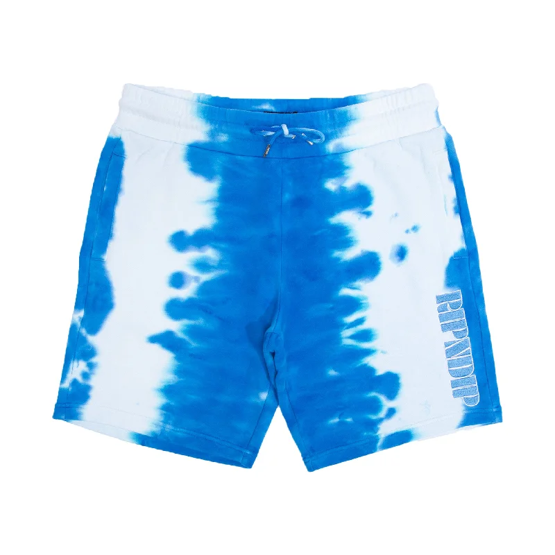 Men's moisture - wicking performance shorts for sweaty outdoor activitiesWilshire Sweatshorts (Blue Stripe Dye) Men's moisture - wicking performance shorts for sweaty outdoor activitiesWilshire Sweatshorts (Blue Stripe Dye)