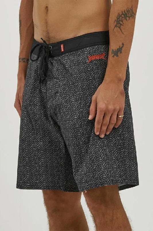 Men's flat - front chino shorts for semi - formal summer eventsWorship bonethrower boardshort - grey Men's flat - front chino shorts for semi - formal summer eventsWorship bonethrower boardshort - grey