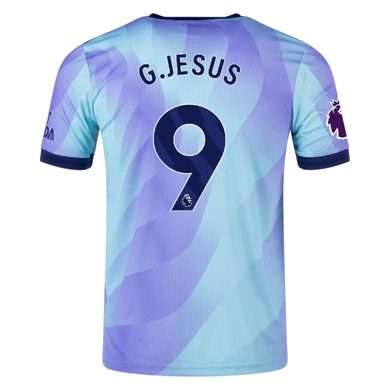 Men's Vintage American Football Jerseys of Legendary Teams for Collectors and Fansadidas Arsenal Authentic Gabriel Jesus Third Jersey w/ EPL Patch 24/25 (Clear Aqua/Light Flash Purple) Men's Vintage American Football Jerseys of Legendary Teams for Collectors and Fansadidas Arsenal Authentic Gabriel Jesus Third Jersey w/ EPL Patch 24/25 (Clear Aqua/Light Flash Purple)