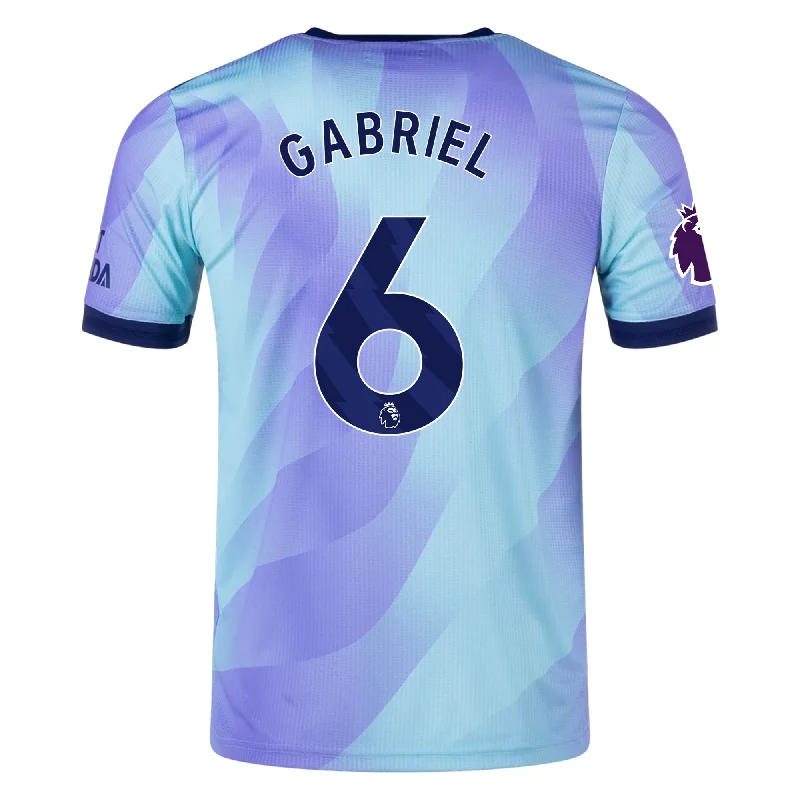 Men's Custom - Embroidered Volleyball Jerseys for Team Uniforms or Personalized Gearadidas Arsenal Authentic Gabriel Third Jersey w/ EPL Patch 24/25 (Clear Aqua/Light Flash Purple) Men's Custom - Embroidered Volleyball Jerseys for Team Uniforms or Personalized Gearadidas Arsenal Authentic Gabriel Third Jersey w/ EPL Patch 24/25 (Clear Aqua/Light Flash Purple)