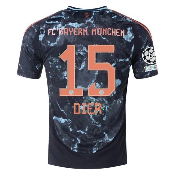 Men's Replica Hockey Jerseys of Star Players for Devoted Ice Hockey Supportersadidas Bayern Munich Authentic Eric Dier Away Jersey w/ Champions League Patches 24/25 (Black/Copper/Blue) Men's Replica Hockey Jerseys of Star Players for Devoted Ice Hockey Supportersadidas Bayern Munich Authentic Eric Dier Away Jersey w/ Champions League Patches 24/25 (Black/Copper/Blue)