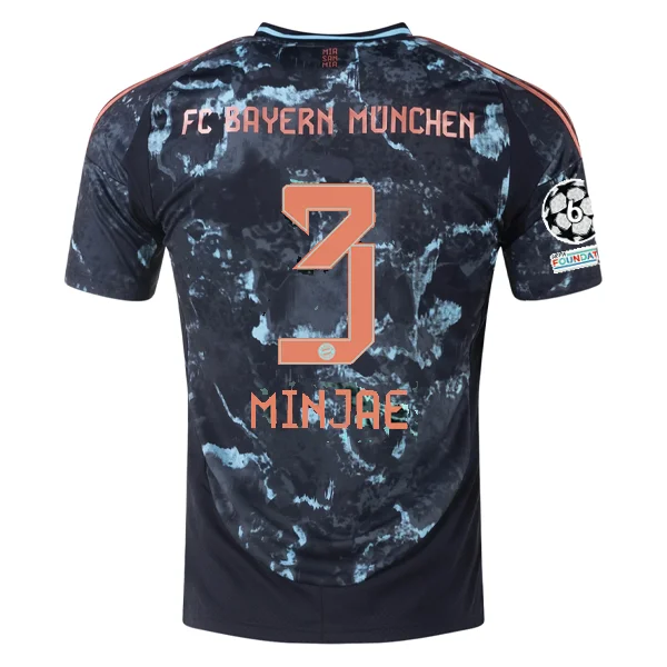 Men's Football Jerseys with Embroidered Club Badges for a Premium and Authentic Appealadidas Bayern Munich Authentic Kim Min-jae Away Jersey w/ Champions League Patches 24/25 (Black/Copper/Blue) Men's Football Jerseys with Embroidered Club Badges for a Premium and Authentic Appealadidas Bayern Munich Authentic Kim Min-jae Away Jersey w/ Champions League Patches 24/25 (Black/Copper/Blue)