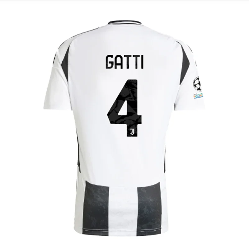 Men's Throwback Rugby Jerseys of Historic Matches and Teams for Rugby History Buffsadidas Juventus Authentic Federico Gatti Home Jersey w/ Champions League + Copa Italia Patches 24/25 (White/Black) Men's Throwback Rugby Jerseys of Historic Matches and Teams for Rugby History Buffsadidas Juventus Authentic Federico Gatti Home Jersey w/ Champions League + Copa Italia Patches 24/25 (White/Black)
