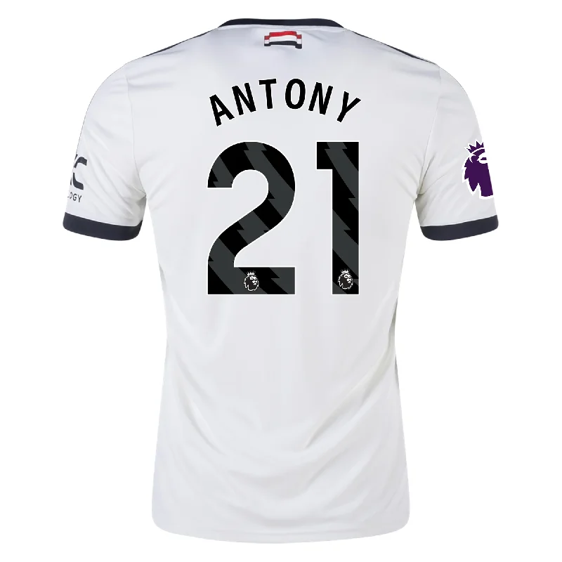 Men's Moisture - Wicking Lacrosse Jerseys with Mesh Panels for Optimal Performance on the Fieldadidas Manchester United Antony Third Jersey w/ EPL Patch 24/25 (Off White) Men's Moisture - Wicking Lacrosse Jerseys with Mesh Panels for Optimal Performance on the Fieldadidas Manchester United Antony Third Jersey w/ EPL Patch 24/25 (Off White)