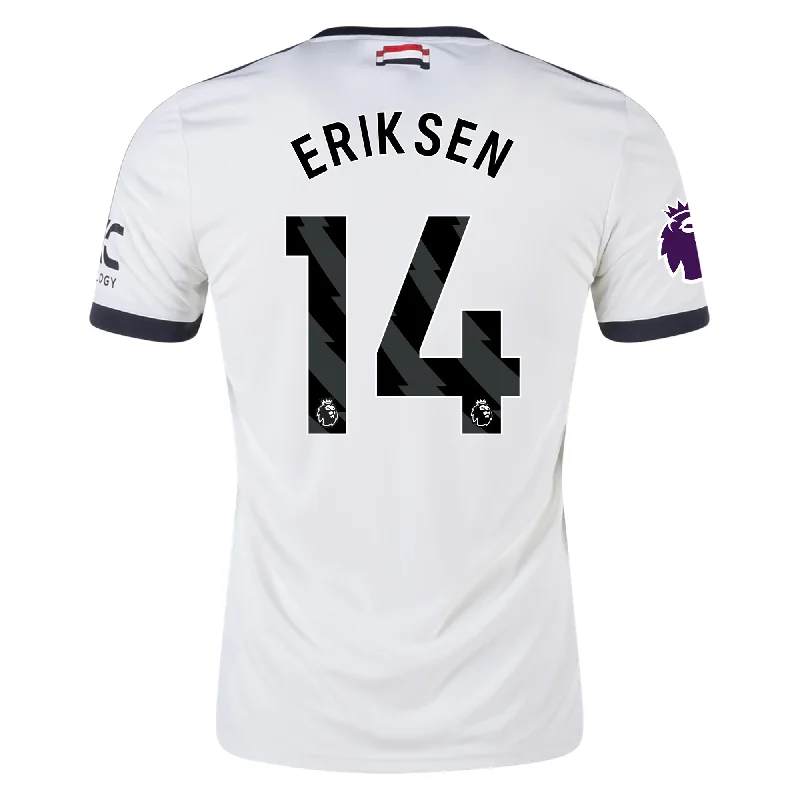 Men's Moisture - Wicking Golf Jerseys with UV Protection for Comfortable Rounds on the Courseadidas Manchester United Christian Eriksen Third Jersey w/ EPL Patch 24/25 (Off White) Men's Moisture - Wicking Golf Jerseys with UV Protection for Comfortable Rounds on the Courseadidas Manchester United Christian Eriksen Third Jersey w/ EPL Patch 24/25 (Off White)