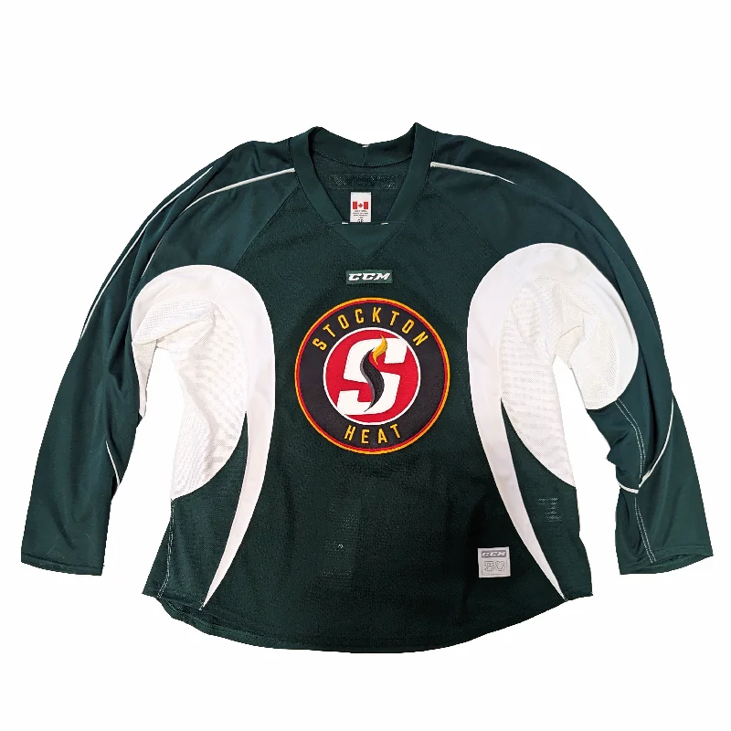 Men's Limited - Edition Cricket Jerseys Commemorating Historic Matches for Die - Hard Cricket LoversAHL - Used CCM Practice Jersey - Stockton Heat (Green) Men's Limited - Edition Cricket Jerseys Commemorating Historic Matches for Die - Hard Cricket LoversAHL - Used CCM Practice Jersey - Stockton Heat (Green)