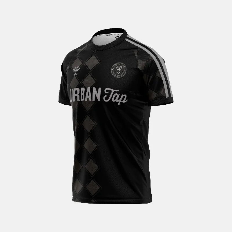 Men's Moisture - Wicking Golf Jerseys with UV Protection for Comfortable Rounds on the CourseAngels & Demons FC Black Jersey Men's Moisture - Wicking Golf Jerseys with UV Protection for Comfortable Rounds on the CourseAngels & Demons FC Black Jersey