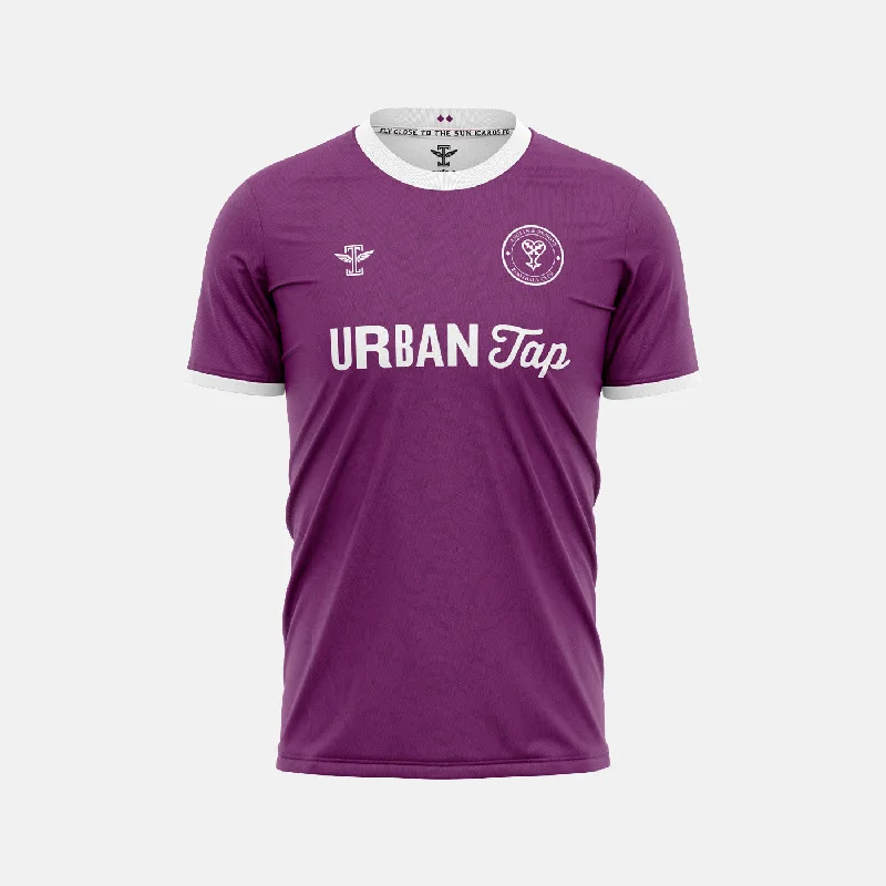 Men's Limited - Edition Cricket Jerseys Commemorating Historic Matches for Die - Hard Cricket LoversAngels & Demons FC Purple Jersey Men's Limited - Edition Cricket Jerseys Commemorating Historic Matches for Die - Hard Cricket LoversAngels & Demons FC Purple Jersey