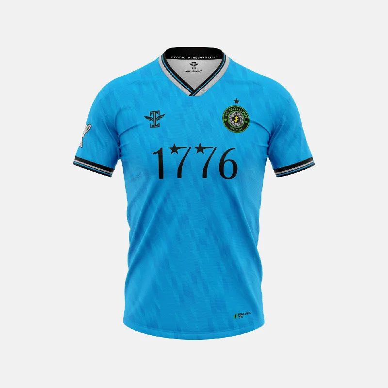 Men's Breathable Polyester Running Jerseys in Bright Neon Colors for High - Visibility WorkoutsFC Motown Blue Goalkeeper Jersey Men's Breathable Polyester Running Jerseys in Bright Neon Colors for High - Visibility WorkoutsFC Motown Blue Goalkeeper Jersey