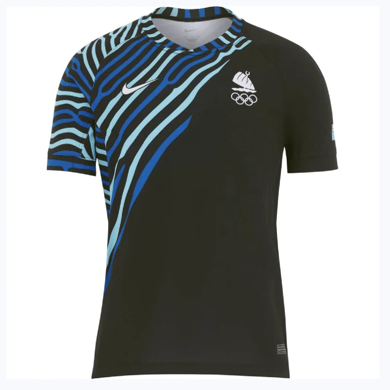 Men's Throwback Tennis Jerseys Inspired by Iconic Matches and PlayersFiji Olympics 7's Replica Away Jersey by Nike Men's Throwback Tennis Jerseys Inspired by Iconic Matches and PlayersFiji Olympics 7's Replica Away Jersey by Nike