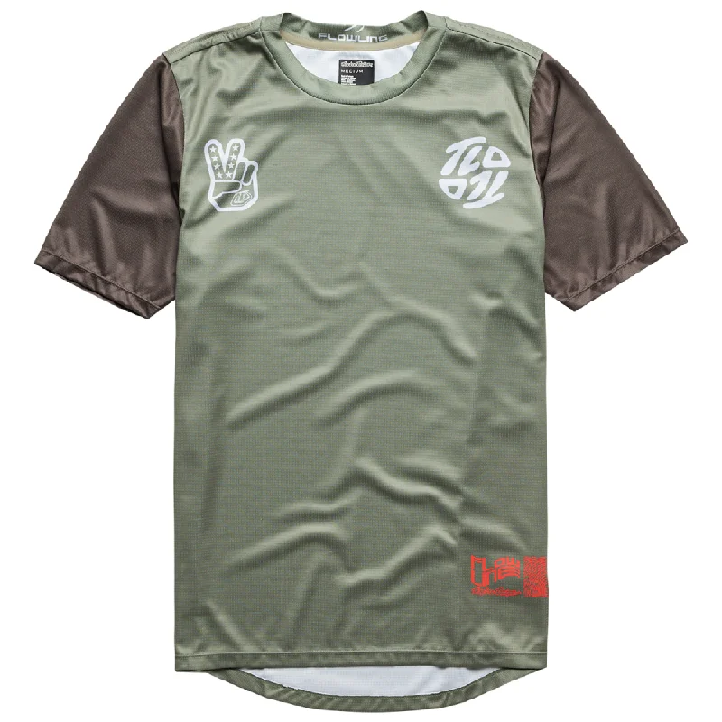 Men's Throwback Rugby Jerseys of Historic Matches and Teams for Rugby History BuffsFlowline S/S Jersey Flipped Olive Men's Throwback Rugby Jerseys of Historic Matches and Teams for Rugby History BuffsFlowline S/S Jersey Flipped Olive