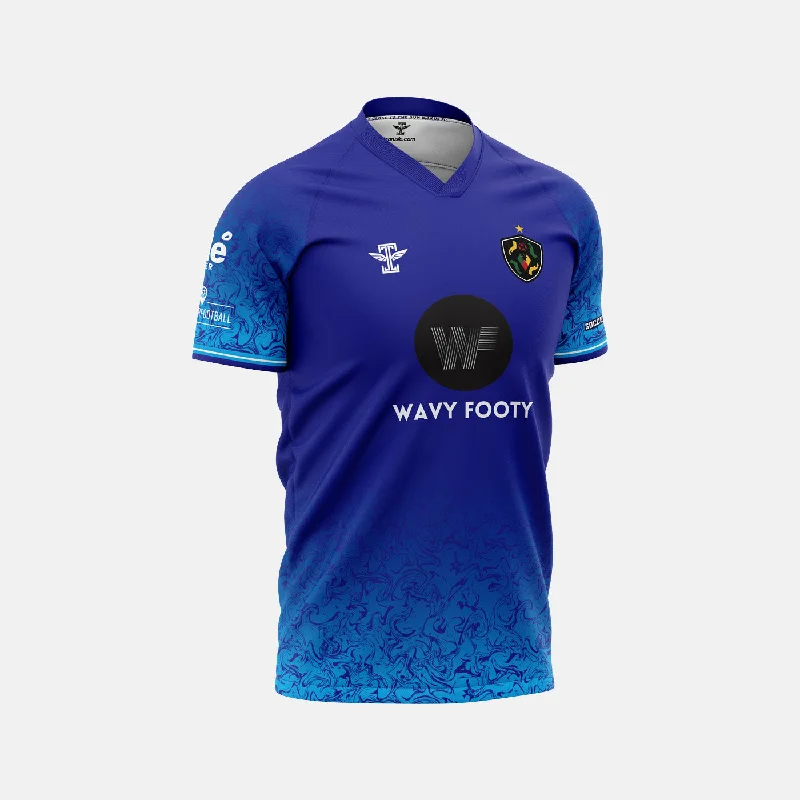 Men's Custom - Printed Baseball Jerseys with Player Names and Numbers for Personalized StyleFusion FC Blue Jersey Men's Custom - Printed Baseball Jerseys with Player Names and Numbers for Personalized StyleFusion FC Blue Jersey