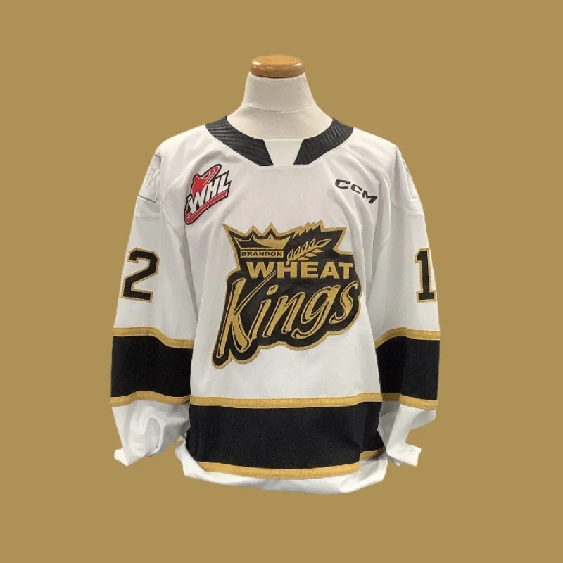 Men's Replica Hockey Jerseys of Star Players for Devoted Ice Hockey SupportersGame Used White Jersey 22/23 - #12 Men's Replica Hockey Jerseys of Star Players for Devoted Ice Hockey SupportersGame Used White Jersey 22/23 - #12