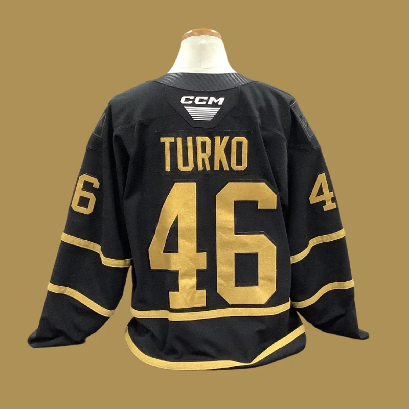 Men's Football Jerseys with Embroidered Club Badges for a Premium and Authentic AppealGame Used Black Jersey 2023/24 #46 Turko Men's Football Jerseys with Embroidered Club Badges for a Premium and Authentic AppealGame Used Black Jersey 2023/24 #46 Turko