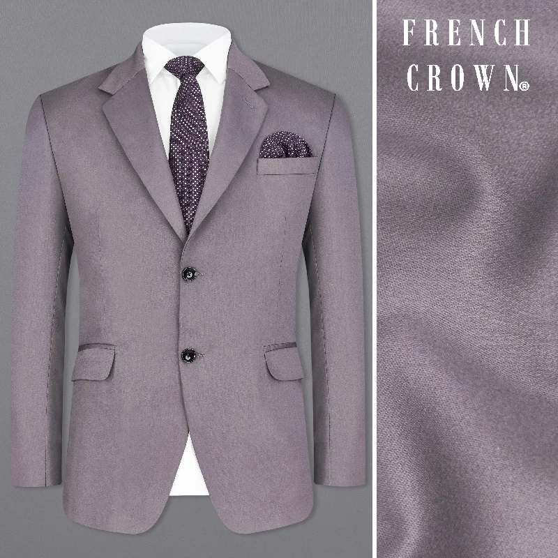 Tall Men's Black Leather Blazer with Zipper Details for a Modern and Edgy LookLight Gray Subtle Sheen Single Breasted Blazer Tall Men's Black Leather Blazer with Zipper Details for a Modern and Edgy LookLight Gray Subtle Sheen Single Breasted Blazer