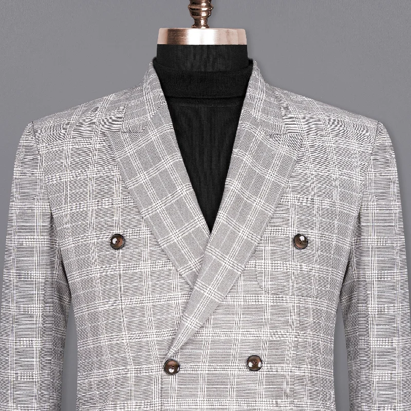 Men's Single - Breasted Cashmere Blazer in Camel for a Luxurious and Elegant Winter LookMercury Grey Plaid Woolrich Double-Breasted Blazer Men's Single - Breasted Cashmere Blazer in Camel for a Luxurious and Elegant Winter LookMercury Grey Plaid Woolrich Double-Breasted Blazer