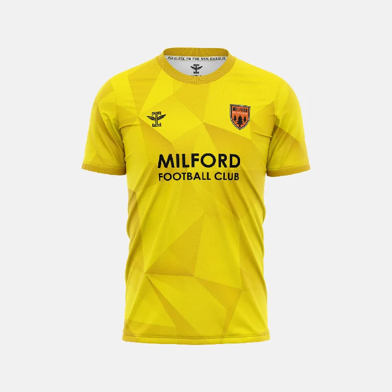 Men's Replica Hockey Jerseys of Star Players for Devoted Ice Hockey SupportersMilford FC Yellow Jersey Men's Replica Hockey Jerseys of Star Players for Devoted Ice Hockey SupportersMilford FC Yellow Jersey