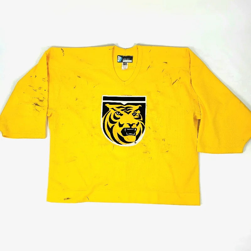 Men's Throwback Rugby Jerseys of Historic Matches and Teams for Rugby History BuffsNCAA - Used Bauer Goalie Practice Jersey (Yellow) Men's Throwback Rugby Jerseys of Historic Matches and Teams for Rugby History BuffsNCAA - Used Bauer Goalie Practice Jersey (Yellow)