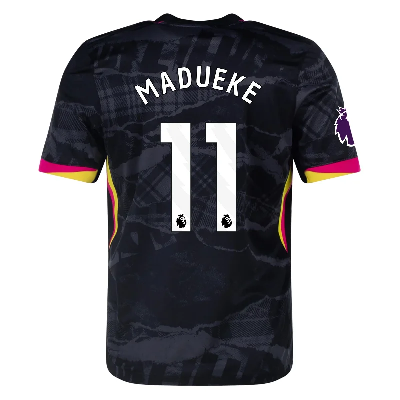 Men's Moisture - Wicking Lacrosse Jerseys with Mesh Panels for Optimal Performance on the FieldNike Chelsea Noni Madueke Third Jersey w/ EPL Patch 24/25 (Anthracite/Pink Prime) Men's Moisture - Wicking Lacrosse Jerseys with Mesh Panels for Optimal Performance on the FieldNike Chelsea Noni Madueke Third Jersey w/ EPL Patch 24/25 (Anthracite/Pink Prime)