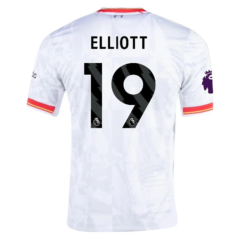 Men's Limited - Release American Football Jerseys of Rookie Stars for Early Adopters and FansNike Liverpool Harvey Elliott Third Jersey w/ EPL Patch 24/25 (White/Pure Platinum) Men's Limited - Release American Football Jerseys of Rookie Stars for Early Adopters and FansNike Liverpool Harvey Elliott Third Jersey w/ EPL Patch 24/25 (White/Pure Platinum)