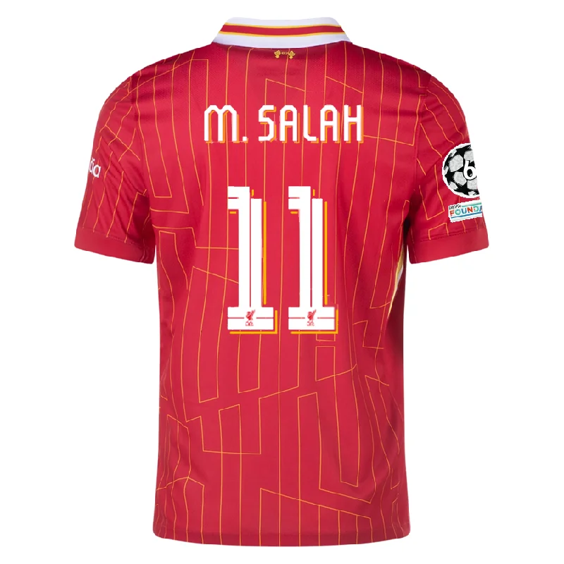Men's Limited - Edition Cricket Jerseys Commemorating Historic Matches for Die - Hard Cricket LoversNike Liverpool Mohamed Salah Home Jersey w/ Champions League Patches 24/25 (Gym Red/Chrome Yellow) Men's Limited - Edition Cricket Jerseys Commemorating Historic Matches for Die - Hard Cricket LoversNike Liverpool Mohamed Salah Home Jersey w/ Champions League Patches 24/25 (Gym Red/Chrome Yellow)