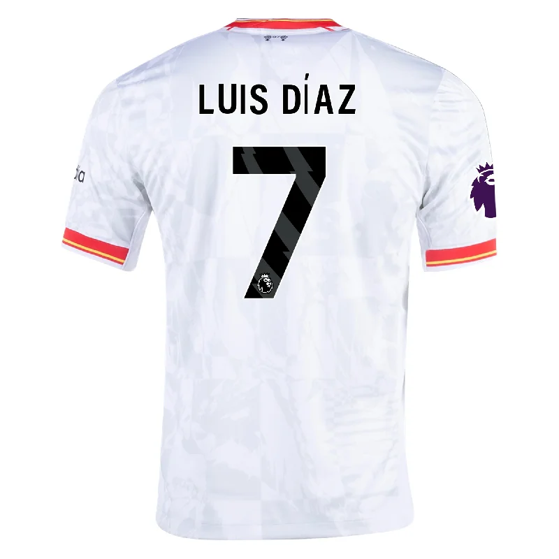 Men's Limited - Edition Cricket Jerseys Commemorating Historic Matches for Die - Hard Cricket LoversNike Liverpool Luis Diaz Third Jersey w/ EPL Patch 24/25 (White/Pure Platinum) Men's Limited - Edition Cricket Jerseys Commemorating Historic Matches for Die - Hard Cricket LoversNike Liverpool Luis Diaz Third Jersey w/ EPL Patch 24/25 (White/Pure Platinum)