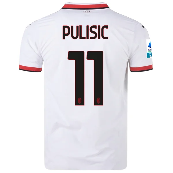 Men's Basketball Jerseys in Sleeveless Design for Enhanced Mobility on the CourtPuma AC Milan Authentic Christian Pulisic Away Jersey w/ Series A Patch 24/25 (Puma White)