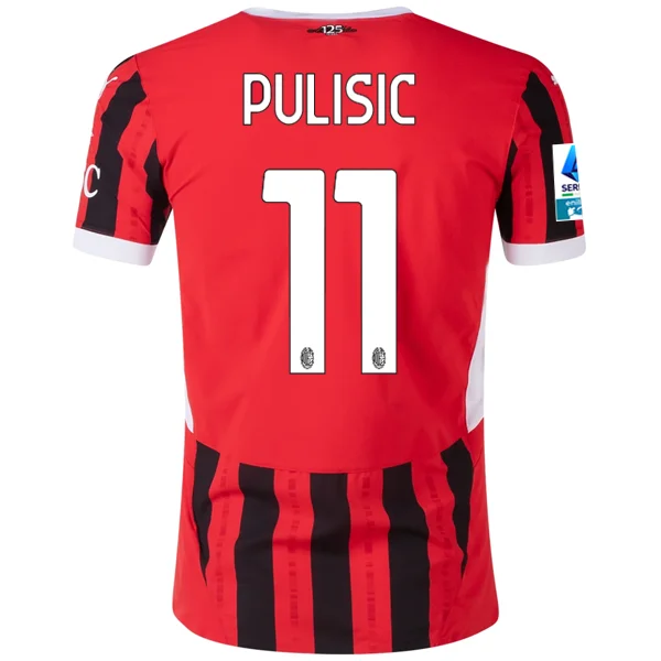 Men's Basketball Jerseys in Sleeveless Design for Enhanced Mobility on the CourtPuma AC Milan Authentic Christian Pulisic Home Jersey w/ Serie A Patch 24/25 (Puma Red/Puma Black)