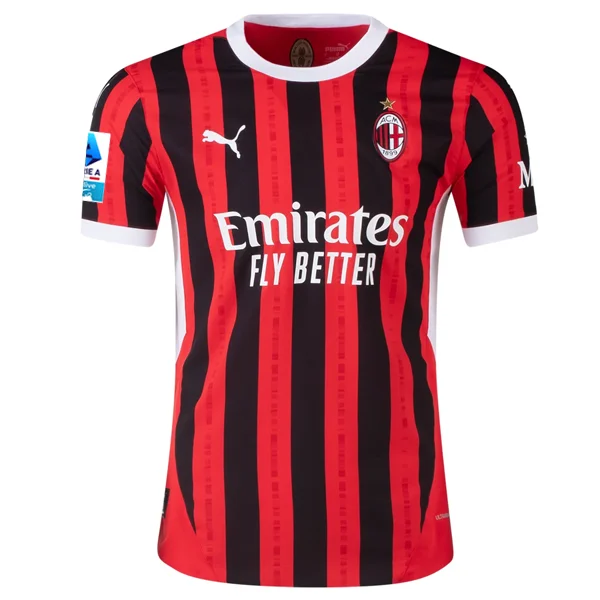 Men's Football Jerseys with Embroidered Club Badges for a Premium and Authentic AppealPuma AC Milan Authentic Home Jersey w/ Serie A Patch 24/25 (Puma Red/Puma Black) Men's Football Jerseys with Embroidered Club Badges for a Premium and Authentic AppealPuma AC Milan Authentic Home Jersey w/ Serie A Patch 24/25 (Puma Red/Puma Black)