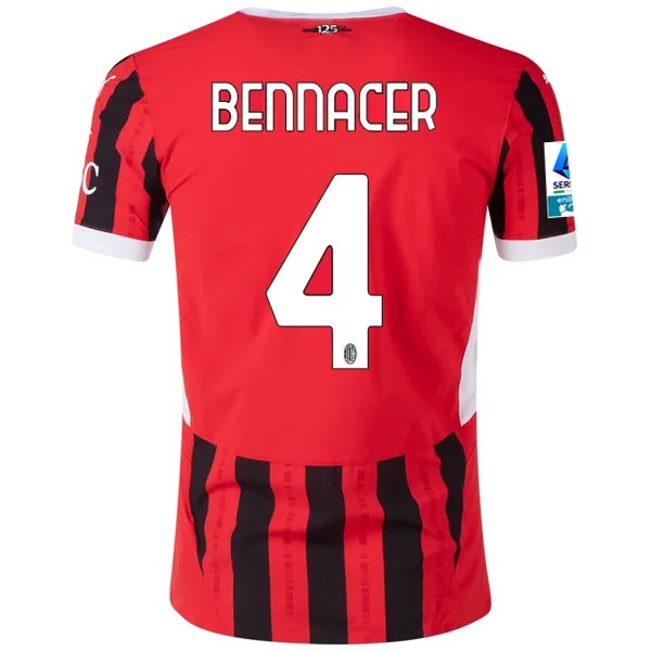 Men's Retro Soccer Jerseys of Famous Clubs from the 90s for Nostalgic Football EnthusiastsPuma AC Milan Authentic Ismaël Bennacer Home Jersey w/ Serie A Patch 24/25 (Puma Red/Puma Black) Men's Retro Soccer Jerseys of Famous Clubs from the 90s for Nostalgic Football EnthusiastsPuma AC Milan Authentic Ismaël Bennacer Home Jersey w/ Serie A Patch 24/25 (Puma Red/Puma Black)