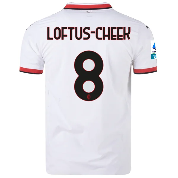 Men's Vintage American Football Jerseys of Legendary Teams for Collectors and FansPuma AC Milan Authentic Ruben Loftus-Cheek Away Jersey w/ Series A Patch 24/25 (Puma White) Men's Vintage American Football Jerseys of Legendary Teams for Collectors and FansPuma AC Milan Authentic Ruben Loftus-Cheek Away Jersey w/ Series A Patch 24/25 (Puma White)