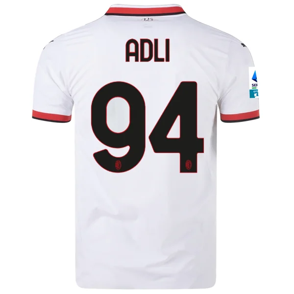 Men's Moisture - Wicking Golf Jerseys with UV Protection for Comfortable Rounds on the CoursePuma AC Milan Authentic Yacine Adli Away Jersey w/ Series A Patch 24/25 (Puma White) Men's Moisture - Wicking Golf Jerseys with UV Protection for Comfortable Rounds on the CoursePuma AC Milan Authentic Yacine Adli Away Jersey w/ Series A Patch 24/25 (Puma White)