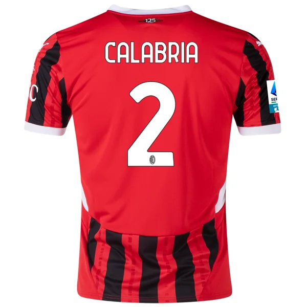 Men's Replica Hockey Jerseys of Star Players for Devoted Ice Hockey SupportersPuma AC Milan Davide Calabria Home Jersey w/ Serie A Patch 24/25 (Puma Red/Puma Black) Men's Replica Hockey Jerseys of Star Players for Devoted Ice Hockey SupportersPuma AC Milan Davide Calabria Home Jersey w/ Serie A Patch 24/25 (Puma Red/Puma Black)