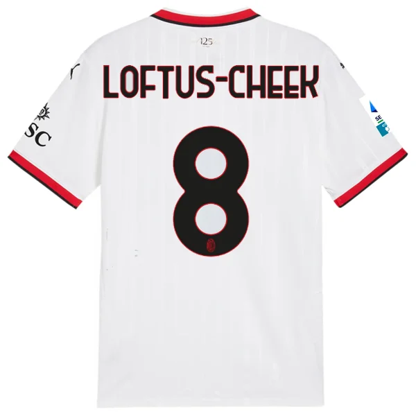 Men's Custom - Embroidered Volleyball Jerseys for Team Uniforms or Personalized GearPuma AC Milan Ruben Loftus-Cheek Away Jersey w/ Serie A Patch 24/25 (Puma White) Men's Custom - Embroidered Volleyball Jerseys for Team Uniforms or Personalized GearPuma AC Milan Ruben Loftus-Cheek Away Jersey w/ Serie A Patch 24/25 (Puma White)