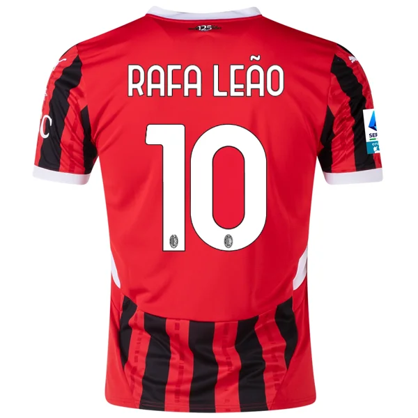Men's Cycling Jerseys with Reflective Stripes for Safe and Stylish Rides at NightPuma AC Milan Rafa Leao Home Jersey w/ Serie A Patch 24/25 (Puma Red/Puma Black) Men's Cycling Jerseys with Reflective Stripes for Safe and Stylish Rides at NightPuma AC Milan Rafa Leao Home Jersey w/ Serie A Patch 24/25 (Puma Red/Puma Black)