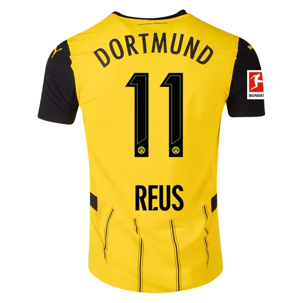 Men's Limited - Release American Football Jerseys of Rookie Stars for Early Adopters and FansPuma Borussia Dortmund Marco Reus Home Jersey w/ Bundesliga Patch 24/25 (Faster Yellow/Puma Black) Men's Limited - Release American Football Jerseys of Rookie Stars for Early Adopters and FansPuma Borussia Dortmund Marco Reus Home Jersey w/ Bundesliga Patch 24/25 (Faster Yellow/Puma Black)