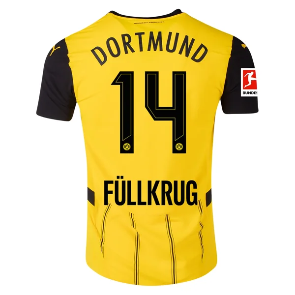 Men's Vintage American Football Jerseys of Legendary Teams for Collectors and FansPuma Borussia Dortmund Niclas Füllkrug Home Jersey w/ Bundesliga Patch 24/25 (Faster Yellow/Puma Black) Men's Vintage American Football Jerseys of Legendary Teams for Collectors and FansPuma Borussia Dortmund Niclas Füllkrug Home Jersey w/ Bundesliga Patch 24/25 (Faster Yellow/Puma Black)
