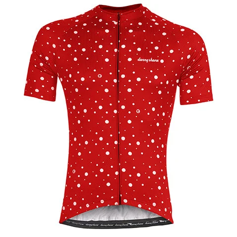 Men's Breathable Polyester Running Jerseys in Bright Neon Colors for High - Visibility WorkoutsSnowbridge Jersey Rainier Red Men's Breathable Polyester Running Jerseys in Bright Neon Colors for High - Visibility WorkoutsSnowbridge Jersey Rainier Red