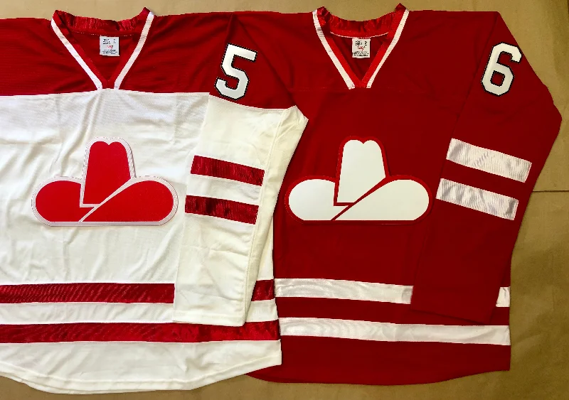 Men's Vintage American Football Jerseys of Legendary Teams for Collectors and FansRed and White Hockey Jerseys with the Cowboys Twill Logo Men's Vintage American Football Jerseys of Legendary Teams for Collectors and FansRed and White Hockey Jerseys with the Cowboys Twill Logo