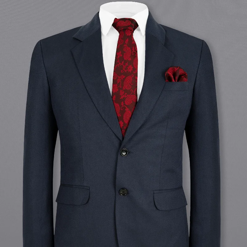Men's Military - Inspired Khaki Blazer with Epaulettes for a Dapper and Stylish OutfitRoyal Blue Diamond Textured Blazer Men's Military - Inspired Khaki Blazer with Epaulettes for a Dapper and Stylish OutfitRoyal Blue Diamond Textured Blazer