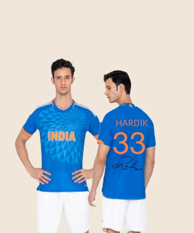 Men's Custom - Embroidered Volleyball Jerseys for Team Uniforms or Personalized GearHardik Pandya signature Edition jerseys 2023-24- Fan Edition Men's Custom - Embroidered Volleyball Jerseys for Team Uniforms or Personalized GearHardik Pandya signature Edition jerseys 2023-24- Fan Edition