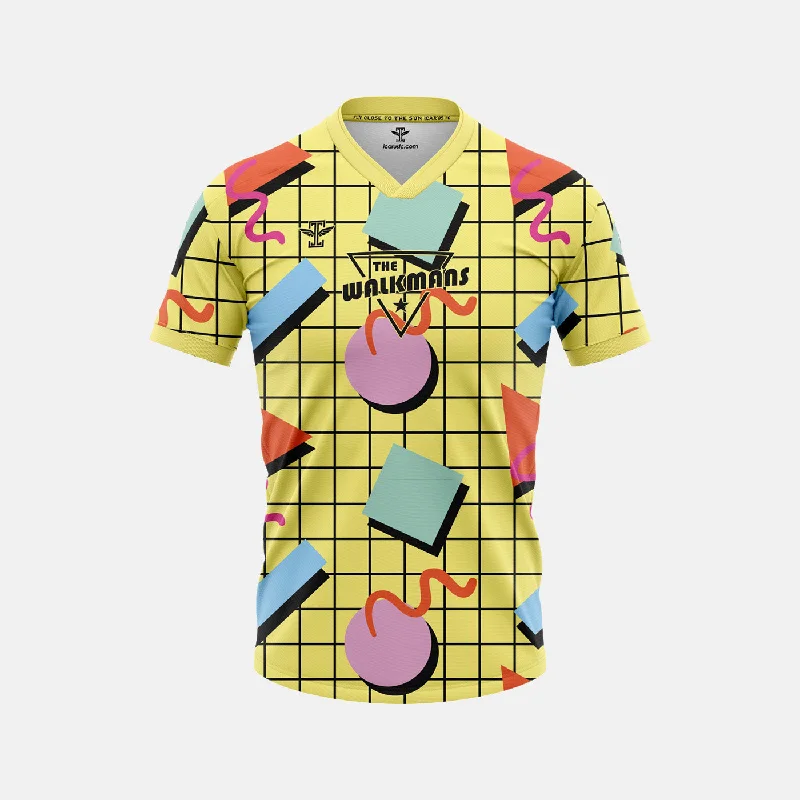 Men's Authentic Soccer Jerseys of National Teams for International Football EventsThe Walkmans Yellow Jersey Men's Authentic Soccer Jerseys of National Teams for International Football EventsThe Walkmans Yellow Jersey
