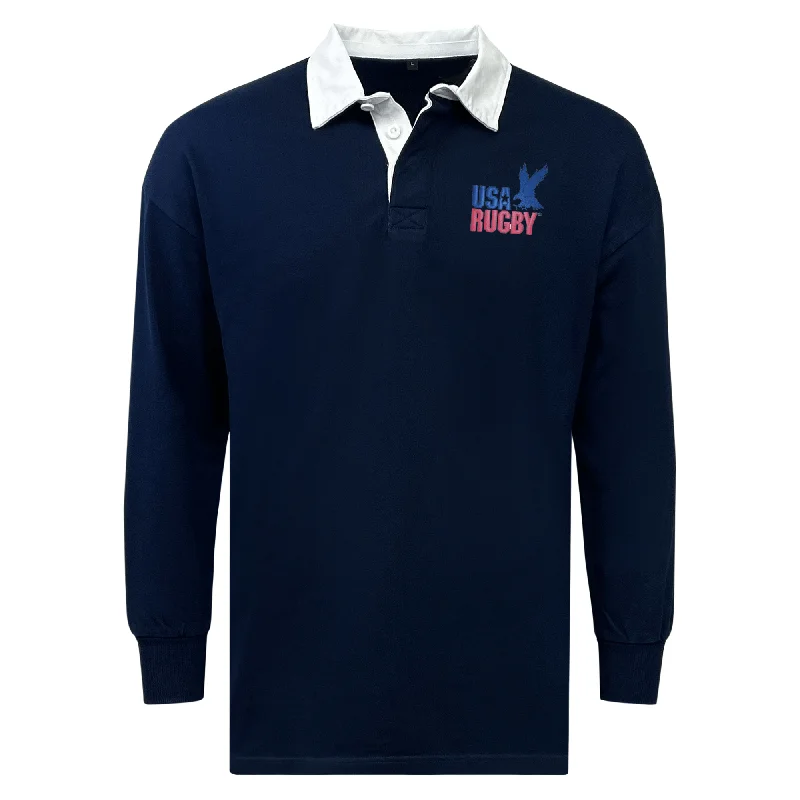 Men's Sustainable Organic Cotton Rugby Jerseys for Eco - Conscious Sports EnthusiastsUSA Rugby Throwback Classic Jersey Men's Sustainable Organic Cotton Rugby Jerseys for Eco - Conscious Sports EnthusiastsUSA Rugby Throwback Classic Jersey