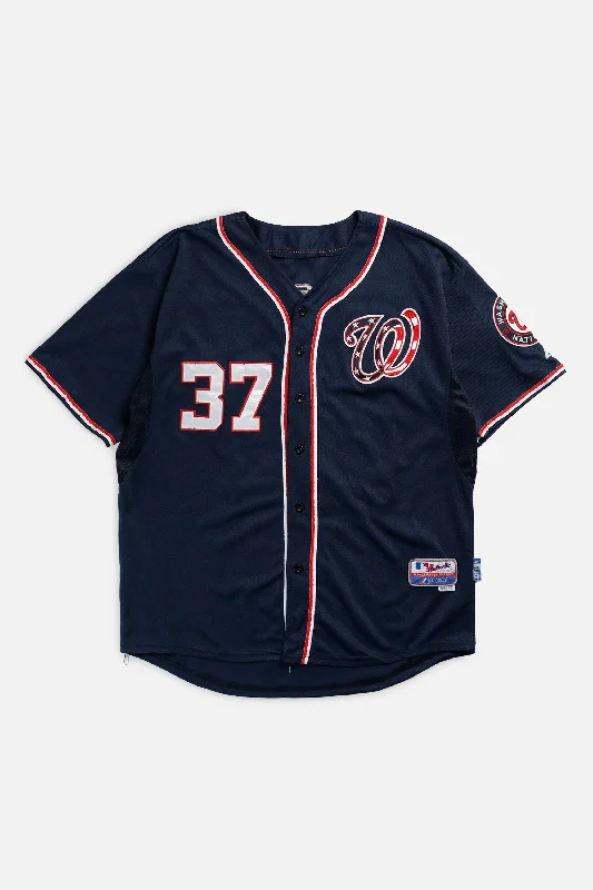Men's NBA Authentic Team Jerseys in Official Team Colors for True Basketball FansVintage Washington Nationals MLB Jersey - XL Men's NBA Authentic Team Jerseys in Official Team Colors for True Basketball FansVintage Washington Nationals MLB Jersey - XL