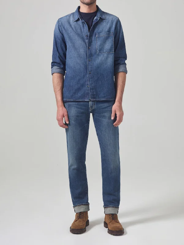 Men's Cargo Jeans with Multiple Pockets for a Practical and Outdoor - Friendly LookAdler Slim Jean - Cyrus Men's Cargo Jeans with Multiple Pockets for a Practical and Outdoor - Friendly LookAdler Slim Jean - Cyrus