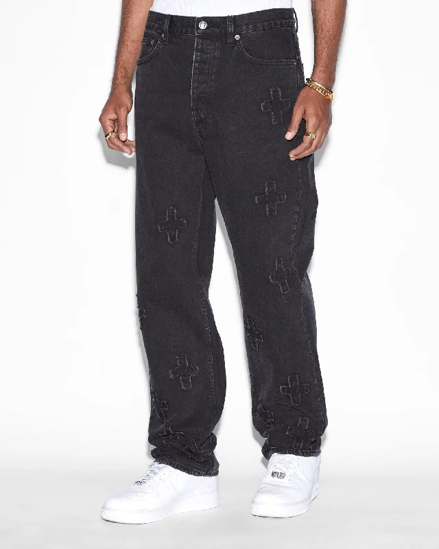 Men's Stretch Jeans with a Moisture - Wicking Lining for Active LifestylesANTI K KRAFTWORK BLACK Men's Stretch Jeans with a Moisture - Wicking Lining for Active LifestylesANTI K KRAFTWORK BLACK