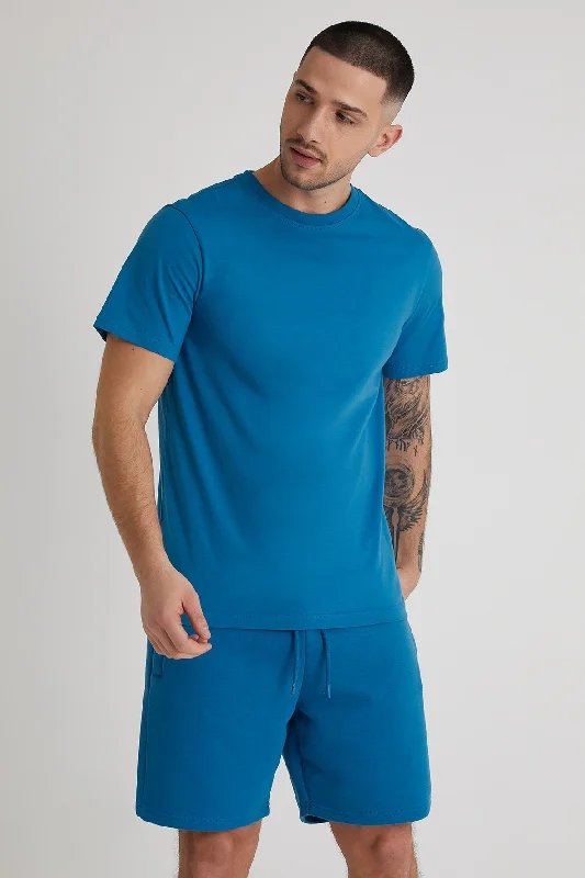 Men's Straight Leg Raw Denim Jeans for a Minimalist and Durable OptionAston crew neck t-shirt in Admiral Men's Straight Leg Raw Denim Jeans for a Minimalist and Durable OptionAston crew neck t-shirt in Admiral